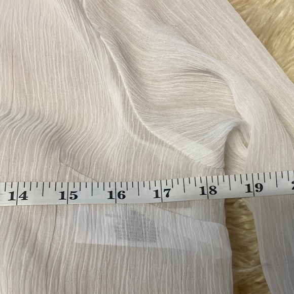 Mark sheer gauze long sleeve top size M - Picture 7 of 9